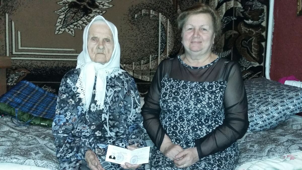 Мироновский Центр помог 99-летней ульяновской пенсионерке получить звание ветерана войны